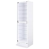 【JAJAN】フィギュアラック「レギュラー」55シリーズ LED付き 幅55cm奥行39cm高さ182cm ハイタイプ 本体ホワイト【正規品】[鍵付きコレクションケース]