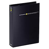 ハクバ HAKUBA ポケットアルバム ビュートプラス 2Lサイズ 80枚収納 ブラック ABP-2L80BK CD・DVDポケット サックケース付 写真を入れ替えしやすいポケット式