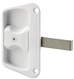 Slide-Co 124058 Sliding Screen Door Latch W/Screws, White White by Slide-Co