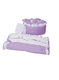 Baby Doll Bedding Regal Cradle Bedding Set, Lavender by BabyDoll Bedding