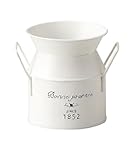 GREENHOUSE ナチュラルブリキポット ミルク缶L 3148-A ホワイト