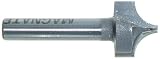 Magnate 1256 Plunge Flat Roundover Router Bits - 1/4 Radius; 1/8 Small Diameter by Magnate