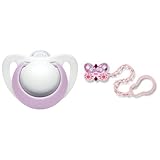 【セット買い】 NUK おしゃぶり NUK おしゃぶり・ジーニアス NUK おしゃぶり・ジーニアス2.0/M/シリコーン/パープル  OCNK0240102 + NUK おしゃぶりホルダー/バタフライ