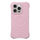 CASETiFY ウェーブ シリコン iPhone 14 Pro ケース [波型シリコン/MagSafe対応/耐衝撃] - プリムローズ ピンク