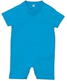 プリントスター　ベビーショートロンパス　ベビーサイズ70‐80 (70, 034ターコイズ)