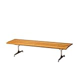 ベンチ C6 (背無)(木製) 2400240