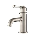 Kraus KEF-15601BN Solinder Single Lever Basin Bathroom Faucet Brushed Nickel by Kraus