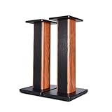 WXQスピーカー台・スタンド スピーカースタンド サラウンドサウンドシェルフフロアシェルフ無垢材のオーディオサポート、スピーカースタンド 高さ15~90㎝ 2台1組 (B,高い70CM)