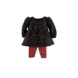 【RALPH LAUREN (ラルフ　ローレン)】チュニック＆チェック柄パンツ2ピースセット (Baby girls) 12M (73-78cm) 888178759247