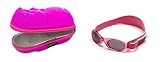 Gift pack Sunglasses case Pink Hippopotamus and Babybanz Pink Sunglasses 0-2 years by Baby Banz