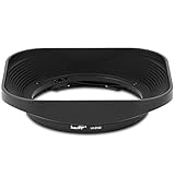 Haoge LH-ZV02 バヨネット メタル スクエア レンズ フード シェード 対応 カール ツァイス Carl Zeiss Biogon T 2/35 35mm f2 ZM, C Biogon T 2.8/35 35mm f2.8 ZM, Planar T 2/50 50mm f2 ZM; フォクトレンダーVoigtlander NOKTON Classic 35mm f1.4 VM, 35mm f1.4 VM II, 40mm f1.4 VM 換え LH-6