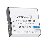 Li-ion Celeb CASIO対応 NP-40 NP40 CNP-40 CNP40互換バッテリー3.7V 1500mAh互換バッテリーEX-Z200カメラ対応 み HL27.