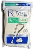 Royal Aire Type P Vacuum Bags (7 Bags + 1 Chamber Filter + 1 Exhaust Filter) by Royal
