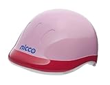 クミカ工業 nicco(ニコ) ハードシェル キッズヘルメット 49-54cm 日本製 ピンク KH001