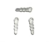 【jewel】キャップパーツ イヤホンジャック 黒or透明 10個入りブラック 透明 (クリア)