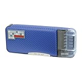 ソニック 筆箱 えんぴつチェック 両面筆入 ドットタグ うかサポ ブレイブ ネイビー FD-1012-K