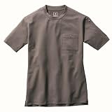 BURTLE バートル フォーマルTシャツ(ユニセックス) バーク 657 52 M[ストレッチ 吸汗速乾 消臭]