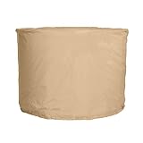 Budge Chelsea Round AC Cover P9A18TN1, Tan (34 Diameter, 30 High)