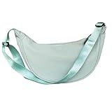 [RUMIERE] ユニセックスのクロスボディバッグ デイリーカジュアルに使えるハンドバッグと万能ショルダーバッグ(ライトグリーン)