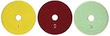 Toolocity JHXR0211-54 5-Inch JHX 3-Step Diamond Polishing Pads, Set of 3 by Toolocity