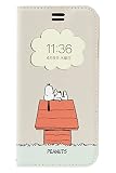 PEANUTS スヌーピー iPhone 12/12 Pro ケース 手帳型 窓付き [ビーグル大集合]