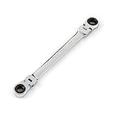 TEKTON WRN76103 Flex-Head Ratcheting Box End Wrench 8 mm x 10 mm [並行輸入品]