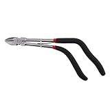 P Prettyia 高品質　耐久性　対角線カッティング　プライヤー　斜めカットプライヤー　11インチ　工具鋼　全２色 - ブラック