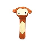 ASKCUT ベビー ラトル スティック 玩具 脳ゲーム 手棒 おもちゃ 子供 幼児 ぬいぐるみ 遊び道具 サイズ 5cm1cm16cm (モンキー)
