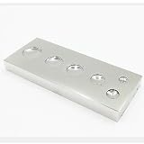 Raatel ホック打ち台 レザークラフト 打ち台 カシメ ホック用打ち台 メタルプレート