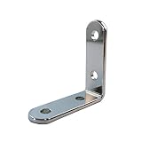 ミニステーL型 27X27mm 2枚入り 鉄:ニッケルメッキ 00063437
