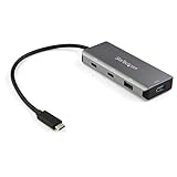 StarTech.com 4ポートUSB-Cハブ/2x USB-A & 2x USB-C/SuperSpeed 10Gbps USB Type-C 3.1/3.2 Gen2 対応ハブ/USBバスパワー対応/アルミ筐体/25cmケーブル HB31C2A2CB