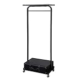 BBファニシング ハンガーラック CUARO ブラック 幅60×奥行40×高さ158cm CUH-600BK CUH-600BK