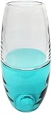 Design Toscano Abey 14-Inch Hand-Blown Glass Vase, Medium, Blue [並行輸入品]