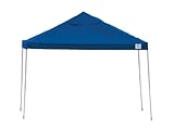 ShelterLogic 22540 12x12 ST Pop-up Canopy Blue Cover Black Roller Bag