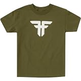 フォールン FALLEN スケボー キッズTシャツTrademark TeeオリーブNO6 XL(ユース)