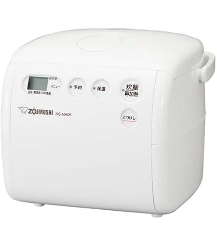 Amazon | 象印マホービン 炊飯器 3合 ソフトホワイト NL-BE05-WZ 