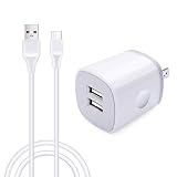 【ac充電器*1+type cケーブル*1】 2ポートusb充電器 usbアダプター タイプcケーブル android充電ケーブル AbcPow スマホ充電器 usbコンセント 充電アダプター 携帯充電器 急速充電器 type c充電器 スマホケーブル usb type cケーブル 充電ケーブル usb cケーブル usbコード 携帯ケーブル 充電コード type cコード 2m 純白