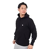 [チャンピオン] パーカー 長袖 裏毛 刺繍 ワンポイントロゴ フーデッドスウェットシャツ ベーシック C3-W101Z メンズ ブラック(90)