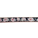 (LOLO import) バラ柄 チロリアンテープ 2.9m 刺繍リボン ハンドメイド (2_白バラ)
