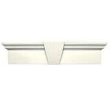 Buildersエッジ060010937034 37 5 / 8 " x 9 "フラットパネルウィンドウヘッダー034、Parchment