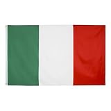 A-CRAFT イタリア 国旗 フラッグ 4号 大きい サイズ 150×90cm リング 取り付け