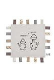 Slumbersac SlumberTag Baby Comforter Blanket (30 x 30 cm, Cartoon Animal) by Slumbersac