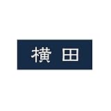 丸三タカギ 彫り込み済表札 アクリル APA1-N-1-1-横田 【完成品】