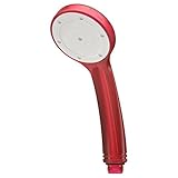 ガオナ マジカヨ・アリエーネ シャワーヘッド クリア 大型噴板 (節水30% 低水圧対応 日本製 レッド) GA-FA006