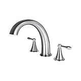 Ultra Faucets UF65200 Transitional Collection Two-Handle Roman Bathtub Faucet, Chrome [並行輸入品]