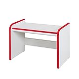 【JAJAN】キッズ デスク ロー 高さ40cm レッド［完成品][おまけ付き]【知育家具EVAキッズシリーズ】SDJ-63LR