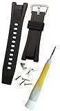 [カシオ] 純正品 CASIO GST-210B,GST-S100G,GST-S100,GST-W100G,GST-W110 用バンド（ベルト＋接続部品（補強板、ネジ）＋ドライバー付き