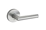 Kwikset 155MILRDT-26D Milan Round Privacy Door Lock Satin Chrome Finish [並行輸入品]