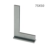 Only-line L形　ステンレススチール　ルーラー 高炭素鋼　90度　直角　定規 測定工具 台座付け 75 * 50 * 15.5 * 4.5