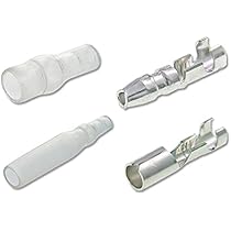 Amazon.co.jp: 24Kメッキ ギボシ端子セット（各10個）適用電線